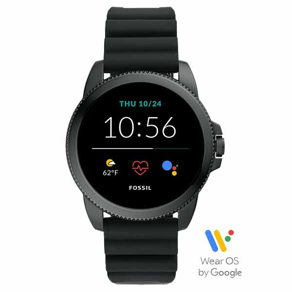 Fossil Gen 5E Smartwatch Black Silicone (FTW4047) - Pop Phones Mobile Australia