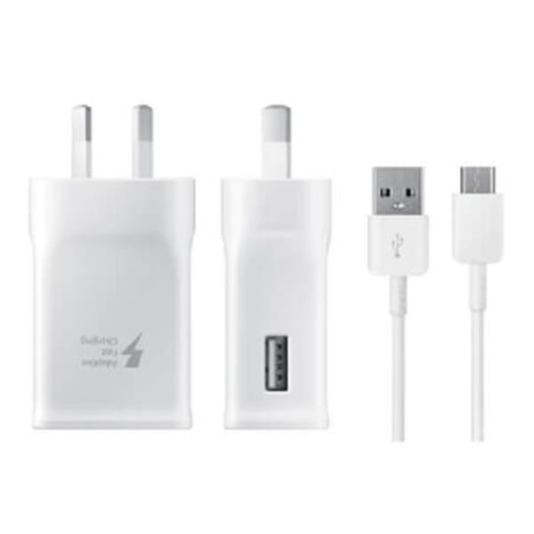 Samsung Fast Charge AC Charger - USB Type- C - White - Pop Phones Mobile Australia