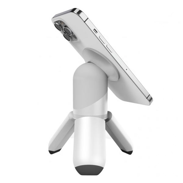 STM MagPod - iPhone TriPod with MagSafe Compatibility - White