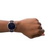 Armani Exchange Cayde Blue Leather Men's Watch (AX2744)