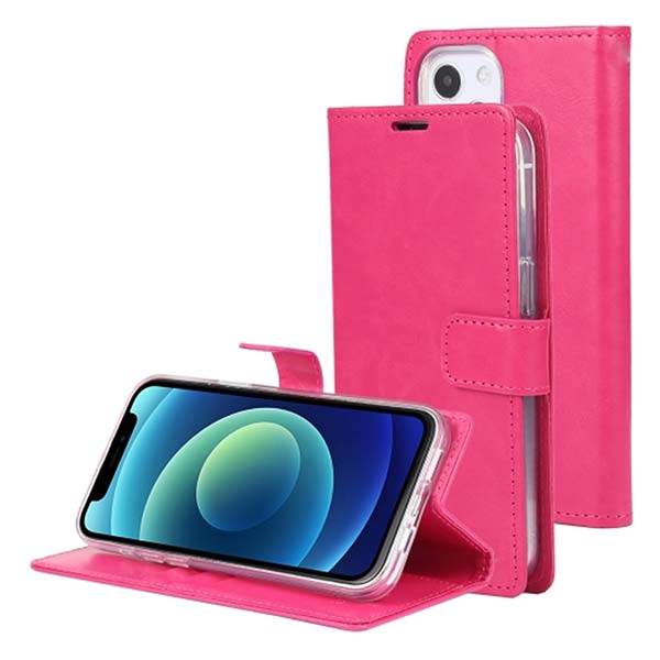 Soka Bluemoon Diary Wallet Case - Hot pink