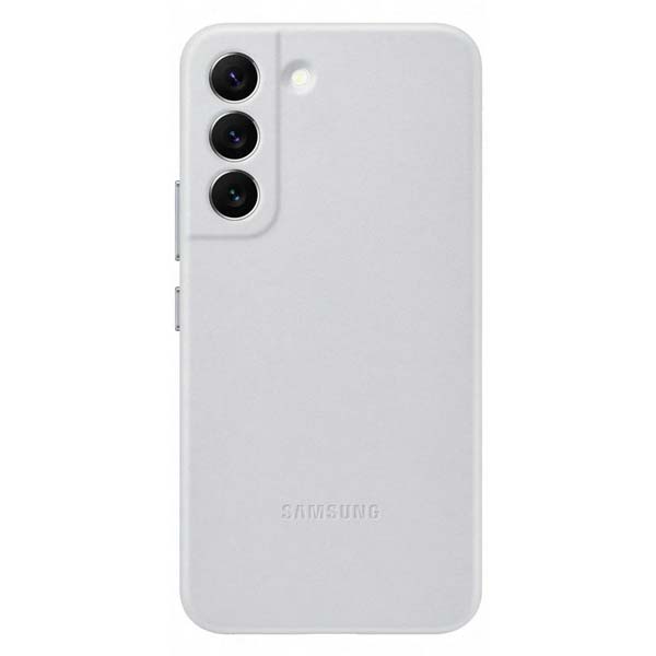 Samsung Leather Cover (Suits Galaxy S22) - Light Grey