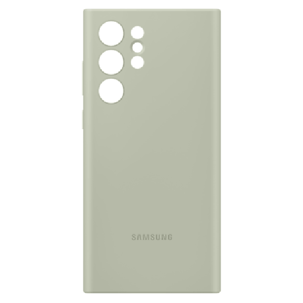 Samsung Silicone Cover (Suits Galaxy S22 Ultra) - Olive Green