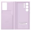 Samsung Smart Clear View Wallet Cover Case (Suits Galaxy S23 Ultra) - Lilac