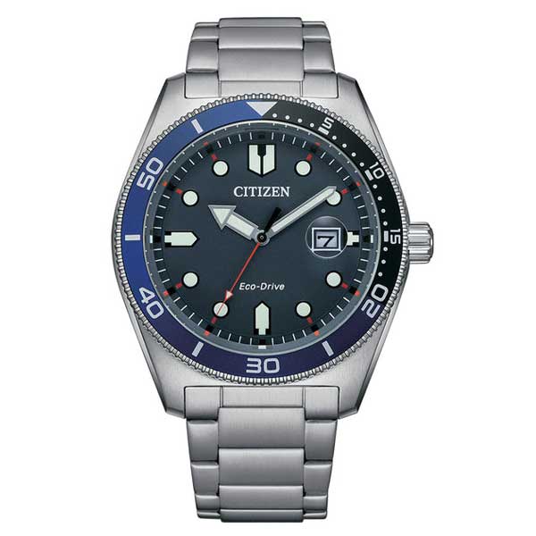 Citizen Eco-Drive Blue Deal Stainless Steel Men's Watch (AW1525-81L)