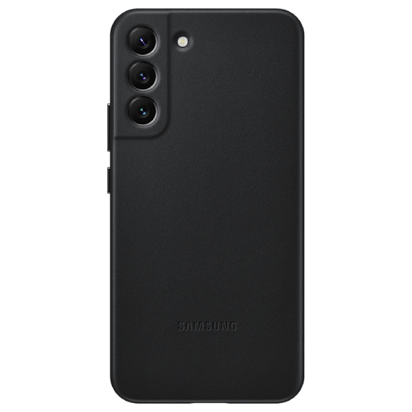 Samsung Leather Cover (Suits Galaxy S22+) - Black