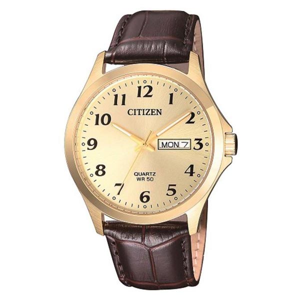 Citizen Dress Gold Dial Stainless Steel Men's Watch (BF5002-05P)
