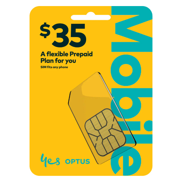 Optus $35 Prepaid Flex Plus Simcard