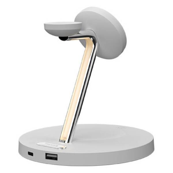 SwitchEasy MagPower 4-in-1 Magnetic Wireless Charging Stand - White