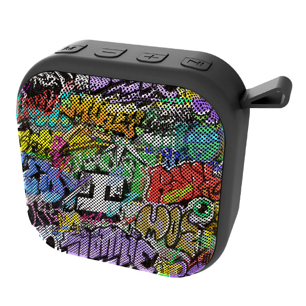 Teenage Mutant Ninja Turtles Graffiti Mini Bluetooth Speaker - Black - POP Phones, Australia