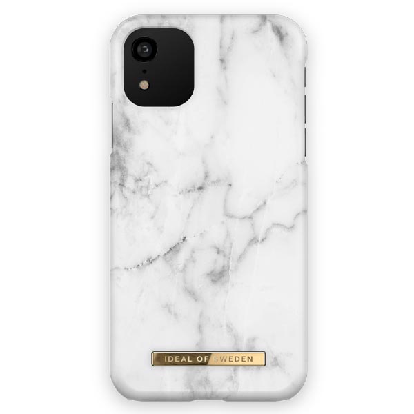 Ideal Of Sweden Fashion Case (Suits iPhone 11/XR) - White Marble